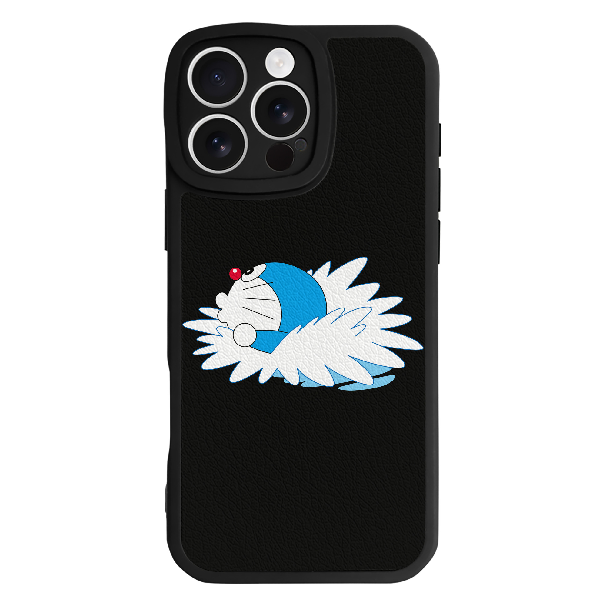 （画像用） ドラえもん Doraemon 【iPhone 16シリーズ対応】シリコンスマホケース（レザー調） 材質：シリコン